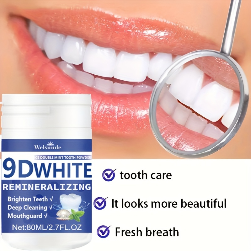Teeth Whitening App - Pó de dente hidroxapatite removinalizante branco