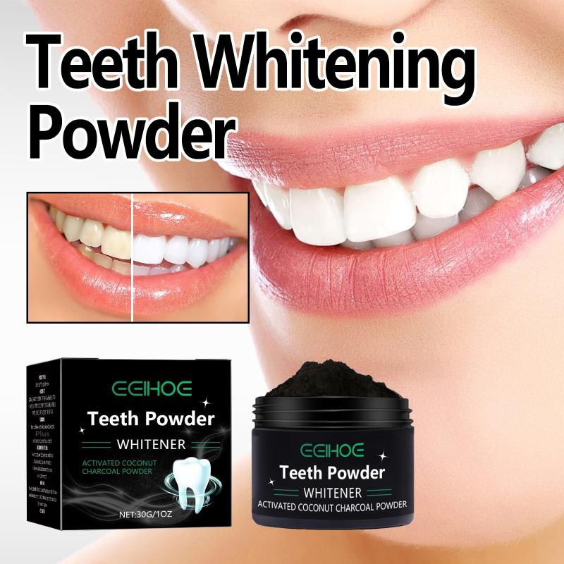 Teeth Whitening Baking Soda - Esquivo dental em pó carvão/soda para