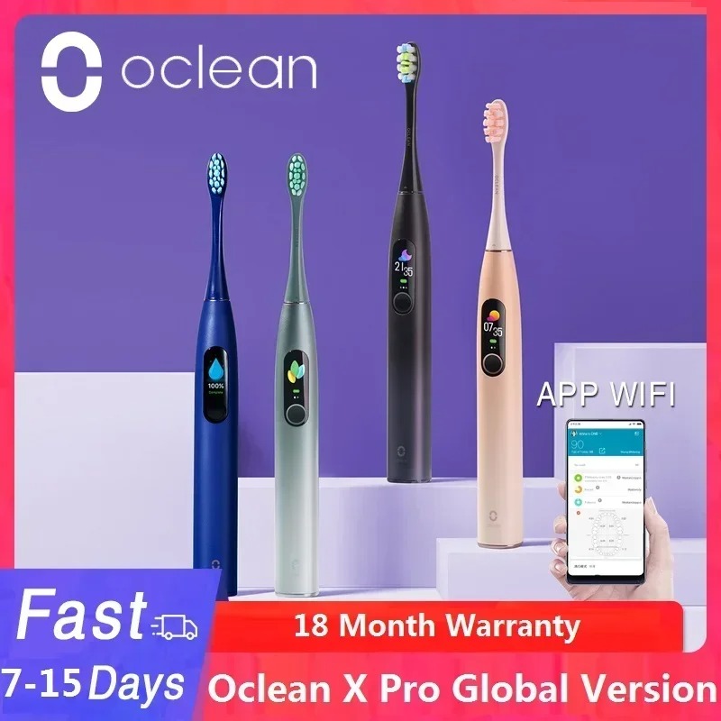 Teeth Whitening App - Escova de Dentes Elétrica Sônica Oclean