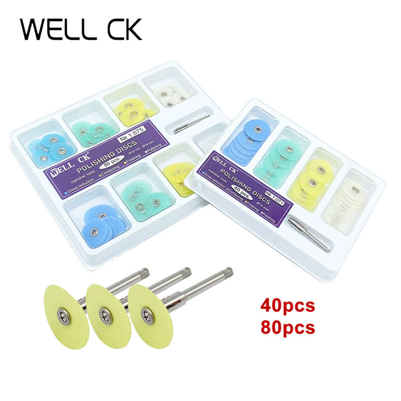 Teeth Whitening Kit - Well ck 40/80 pçs discos de