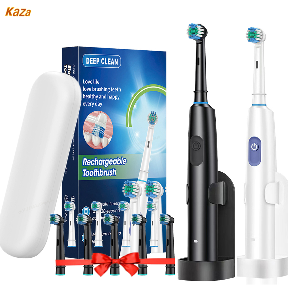 Teeth Whitening Kit - Escova de dentes elétrica com suporte