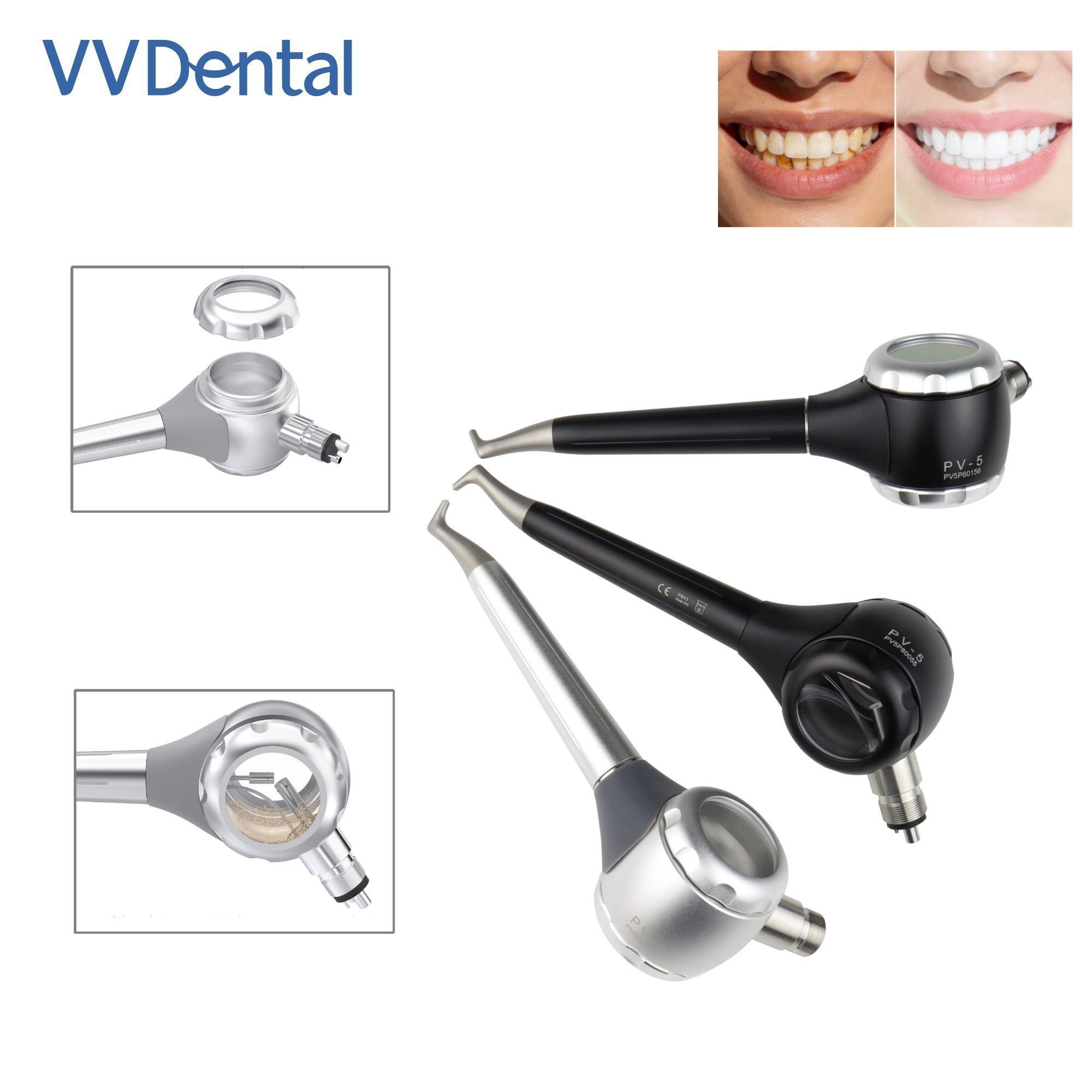 Teeth Whitening Usa - Pistola de Jateamento Dental VV com