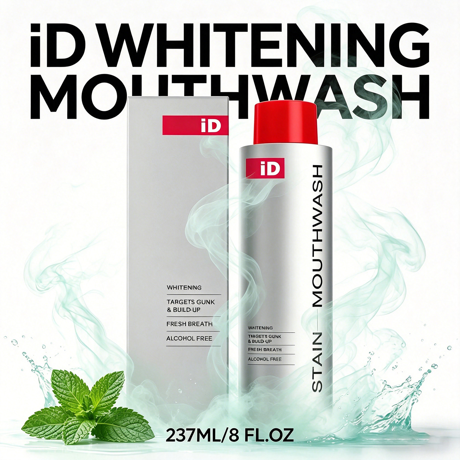 Whitening Mouthwash - Novo Enxaguante Bucal Clareador de Manchas