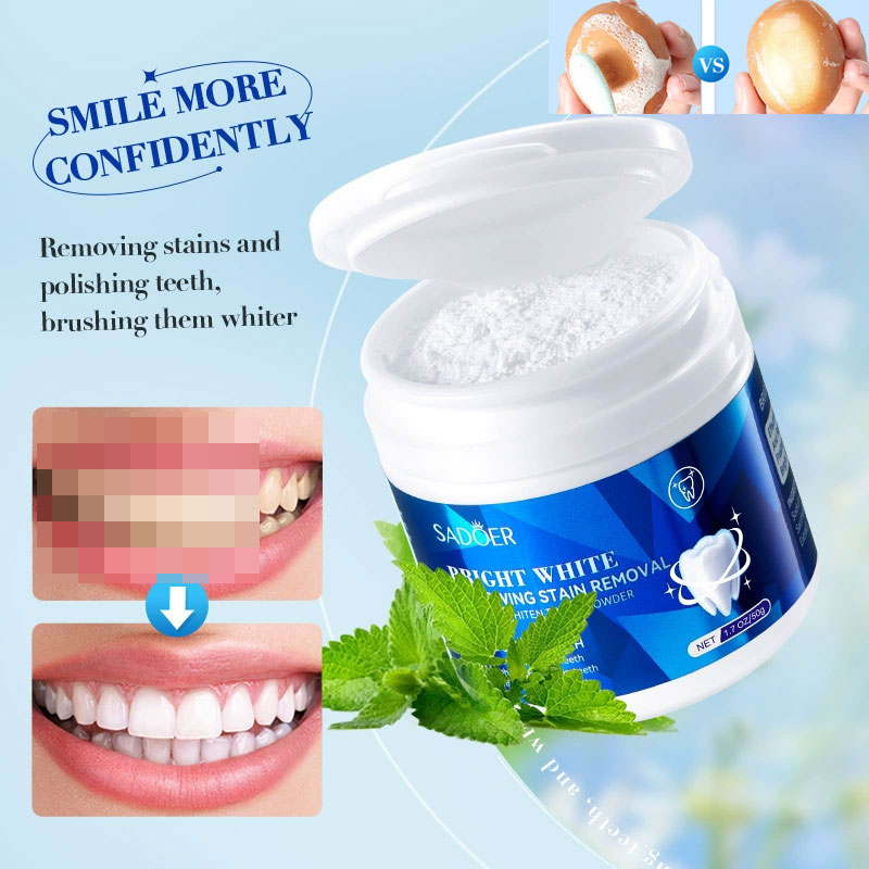 Teeth Whitening Baking Soda - Dentes branqueamento em pó branqueamento dentes