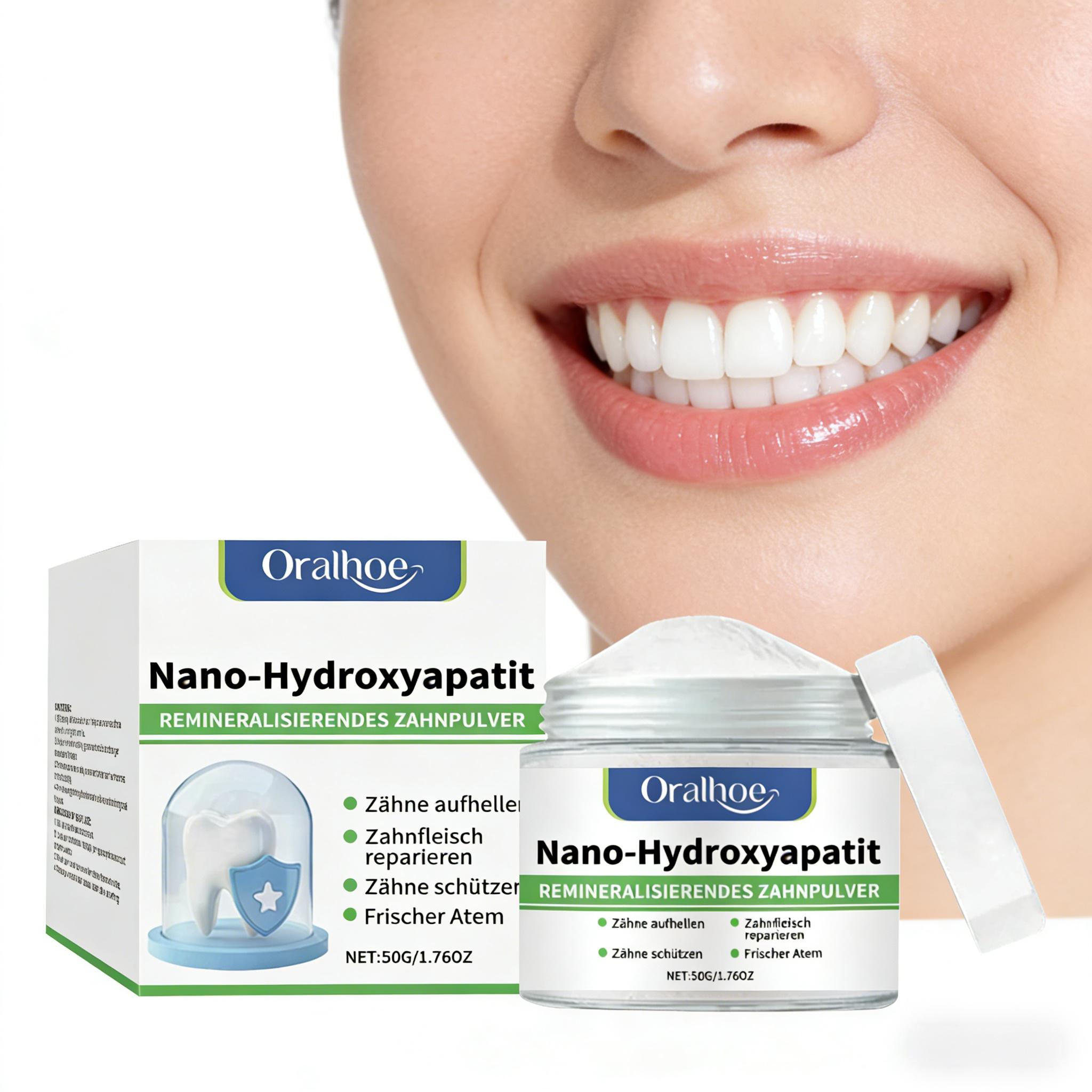Teeth Whitening App - Pó Dental Clareador Oralhoe: Limpeza Profunda