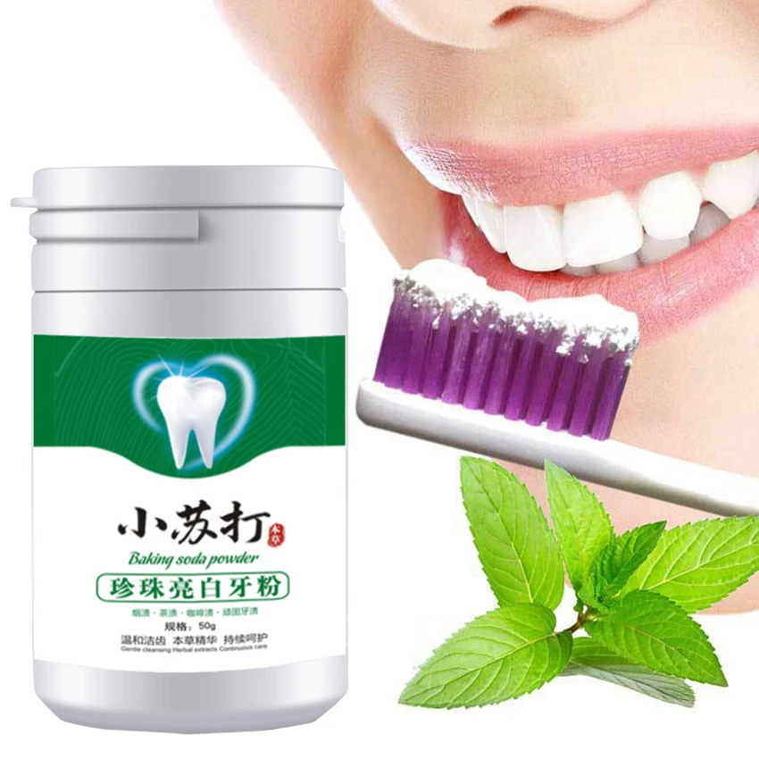 Teeth Whitening Baking Soda - Bicarbonato de sódio que ilumina o