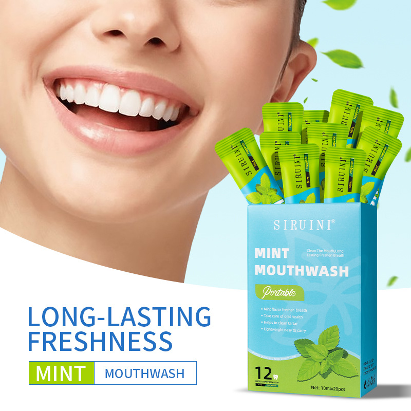 20 pçs enxaguatório bucal desc - Whitening Mouthwash avaliação e preço