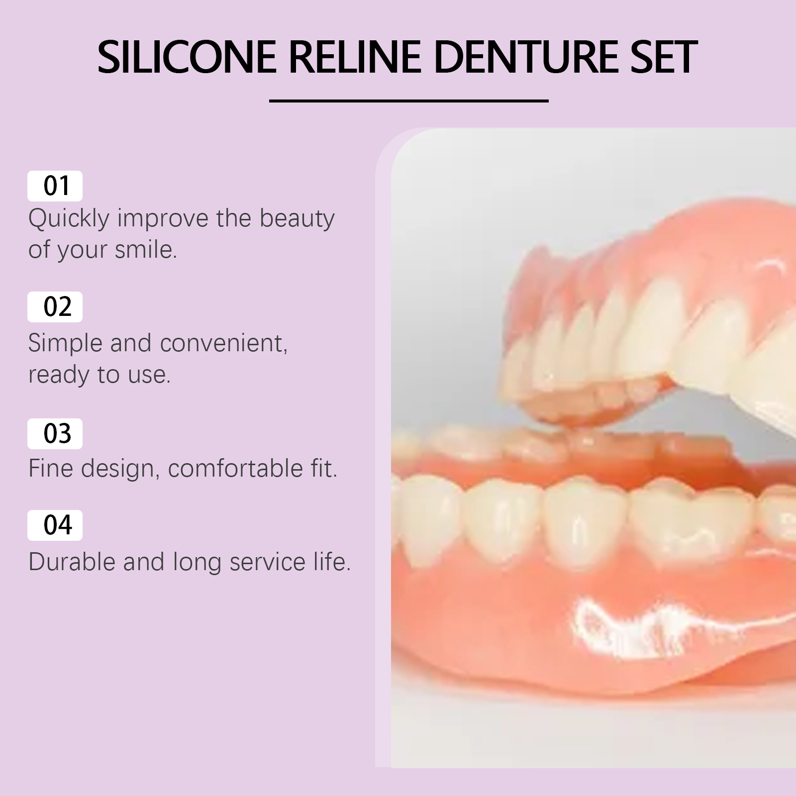Conjunto de dentadura de silic - Teeth Whitening Kit avaliação e preço