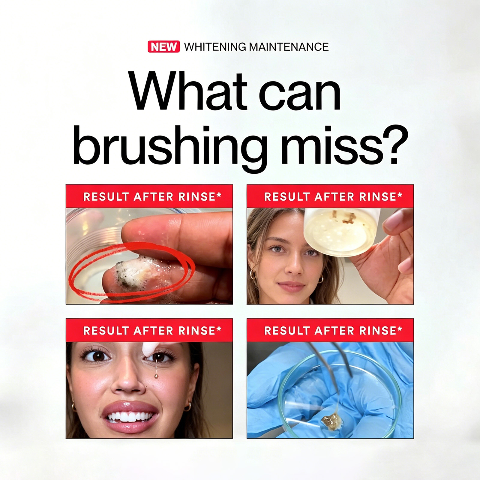Novo Enxaguante Bucal Clareado - Whitening Mouthwash avaliação e preço