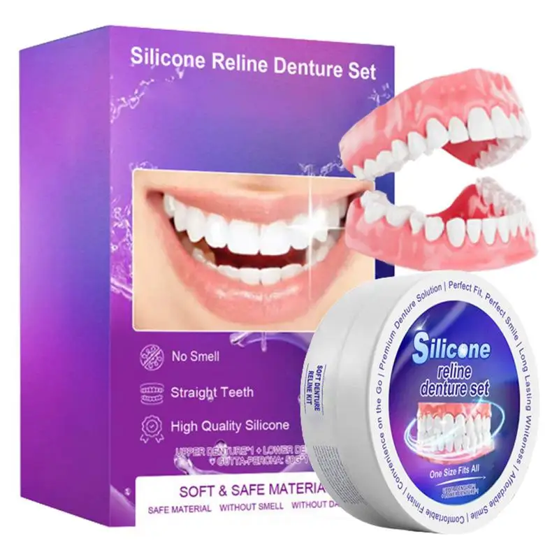 Conjunto de dentadura de silic - Teeth Whitening Kit avaliação e preço