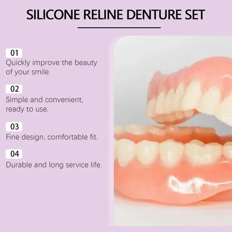 Conjunto de dentadura de silic - Teeth Whitening Kit avaliação e preço