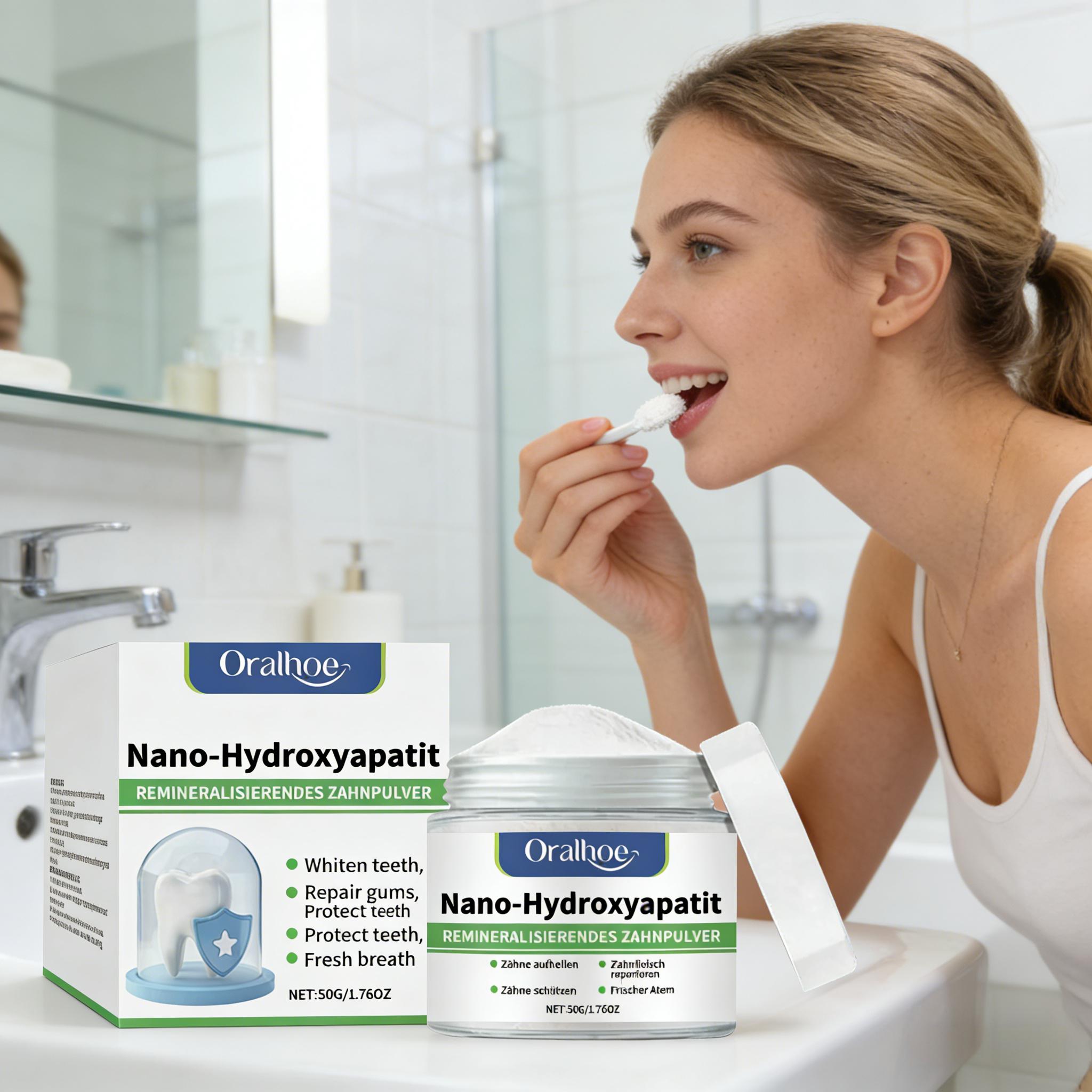 Pó Dental Clareador Oralhoe: L - Teeth Whitening App avaliação e preço