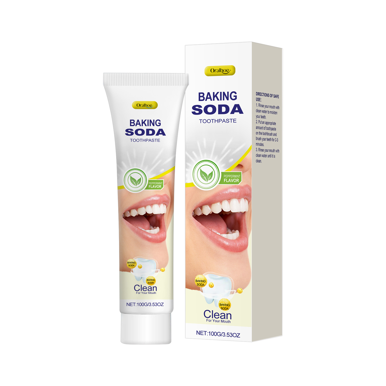 Pasta de Dente com Bicarbonato - Teeth Whitening Baking Soda avaliação e preço