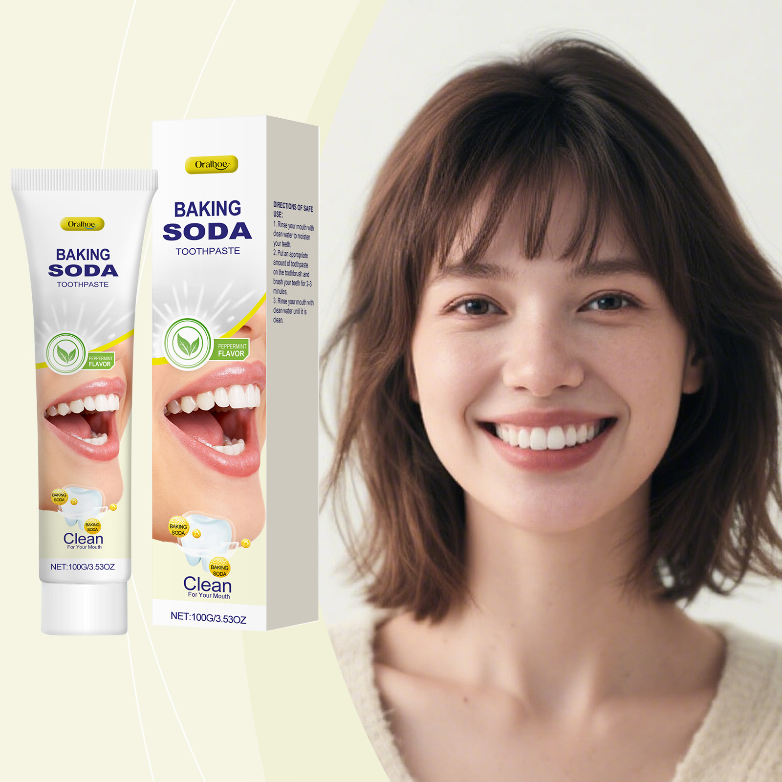 Pasta de Dente com Bicarbonato - Teeth Whitening Baking Soda avaliação e preço
