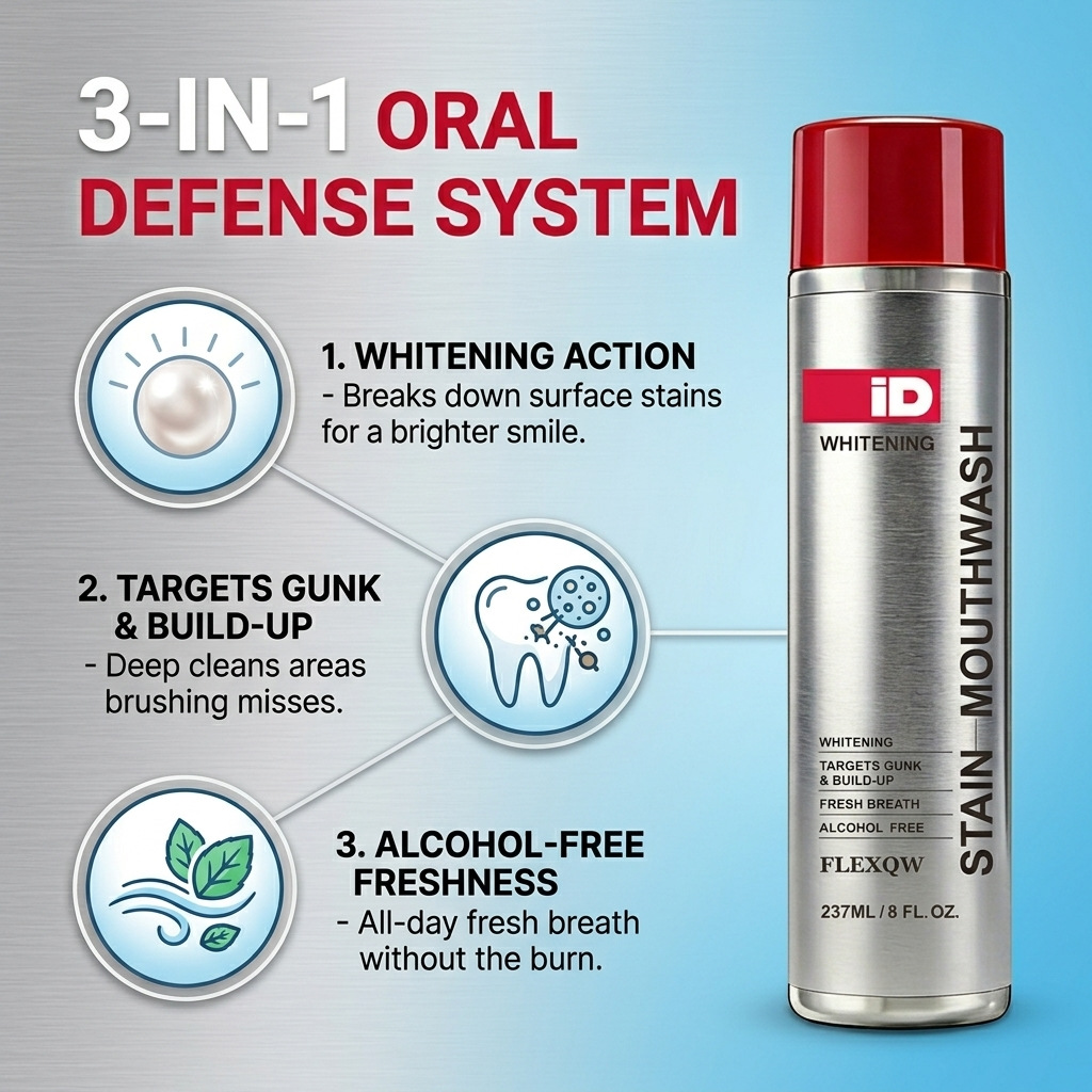 Enxaguante Bucal Clareador His - Whitening Mouthwash avaliação e preço
