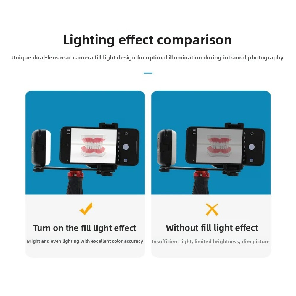 Luz de fotografia dentária, fl - Teeth Whitening Kit avaliação e preço