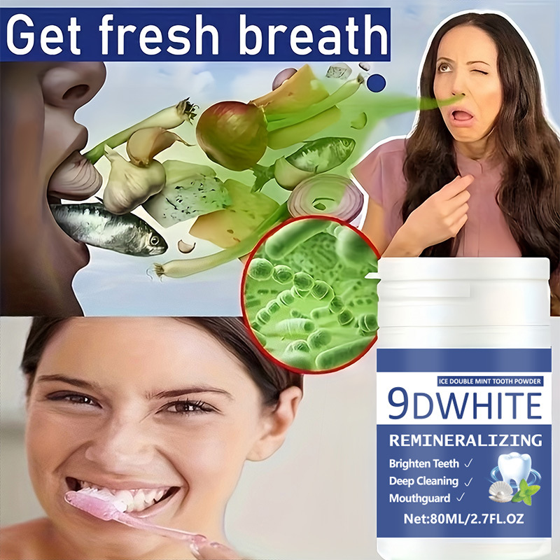Pó Clareador Dental Roxo 9D 80 - Teeth Whitening Usa avaliação e preço
