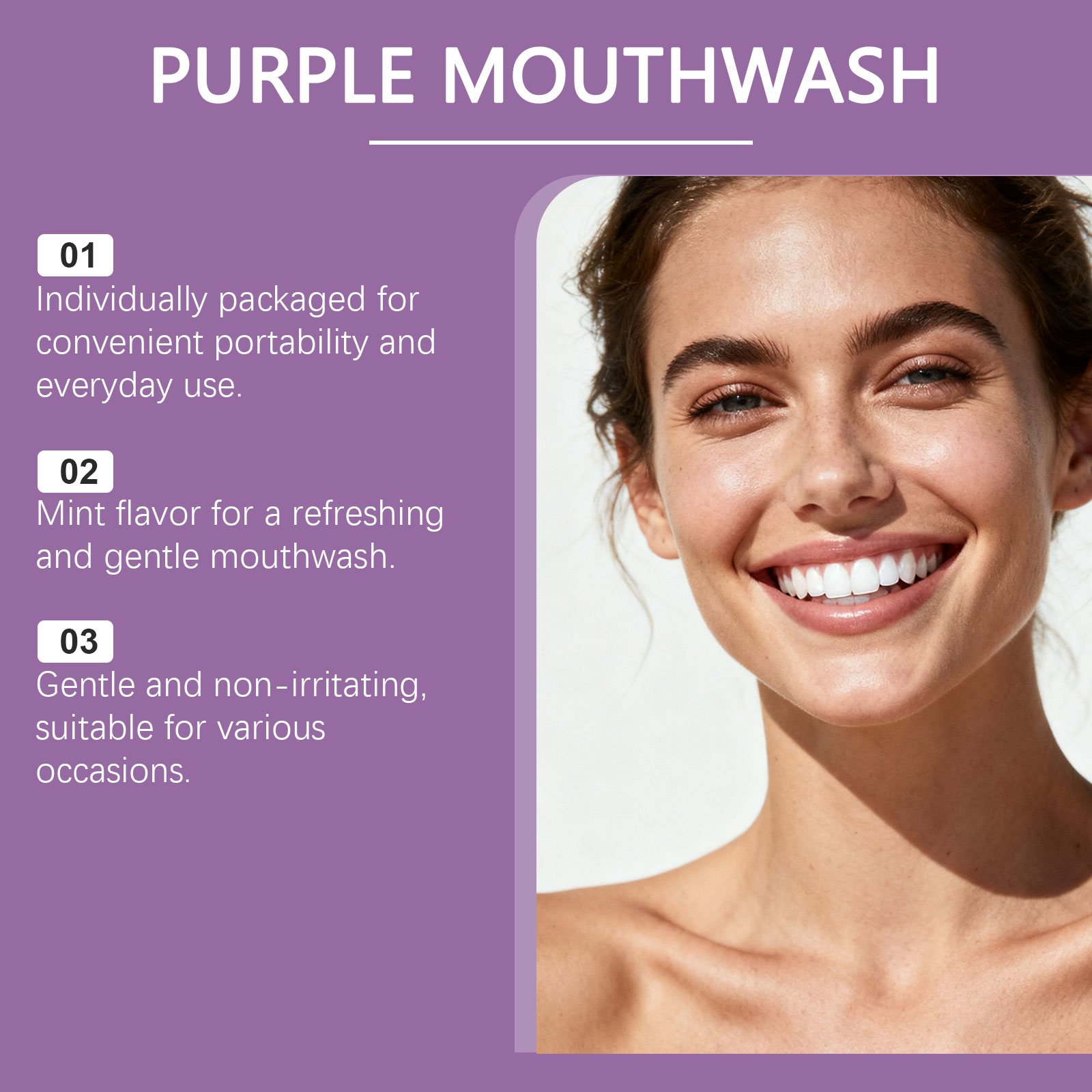 Enxaguante Bucal Roxo Corretor - Whitening Mouthwash avaliação e preço
