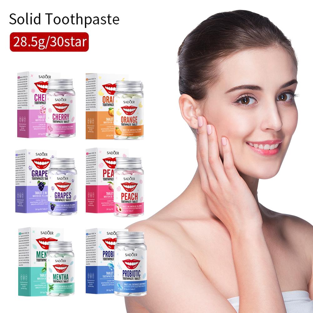 Comprimidos de pasta de dente  - Whitening Mouthwash avaliação e preço